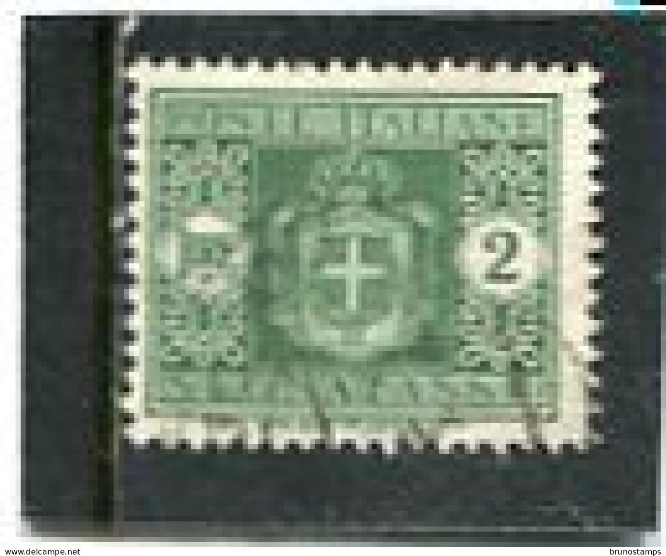 ITALIA - 1945  POSTAGE DUE  2 L  WMK  FINE USED - Portomarken