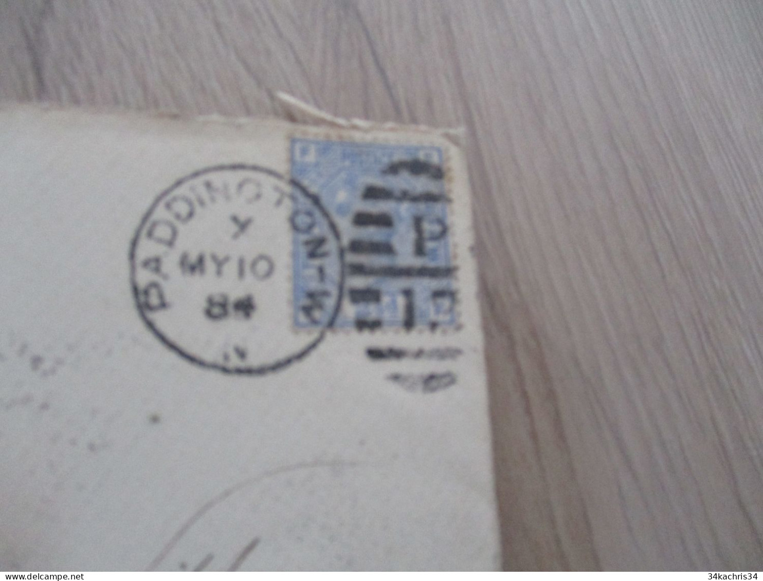 Great Britain Lettre  Ancienne Padington IV ? 1 Stamp  1884 Pour Montreux Suisse - Storia Postale