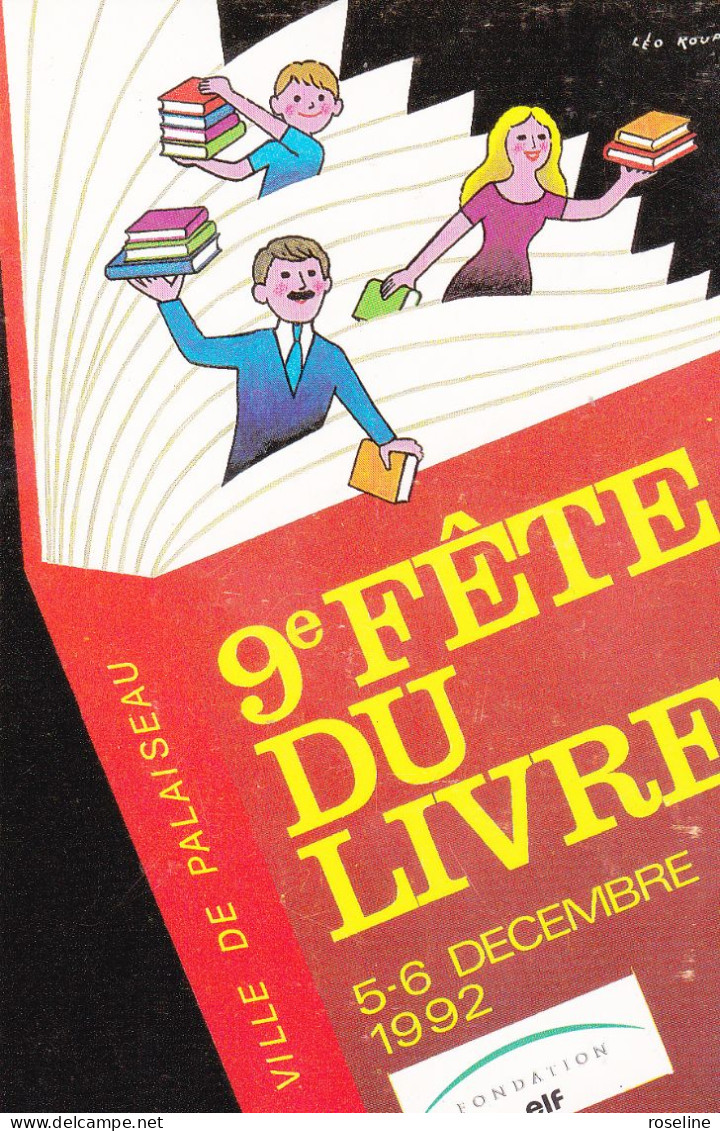 KOUPER  Léo  - 9ème Fête Livre PALAISEAU - CPM 10,5x15 TBE 1992 Neuve Plus Un Autocollant - Kouper