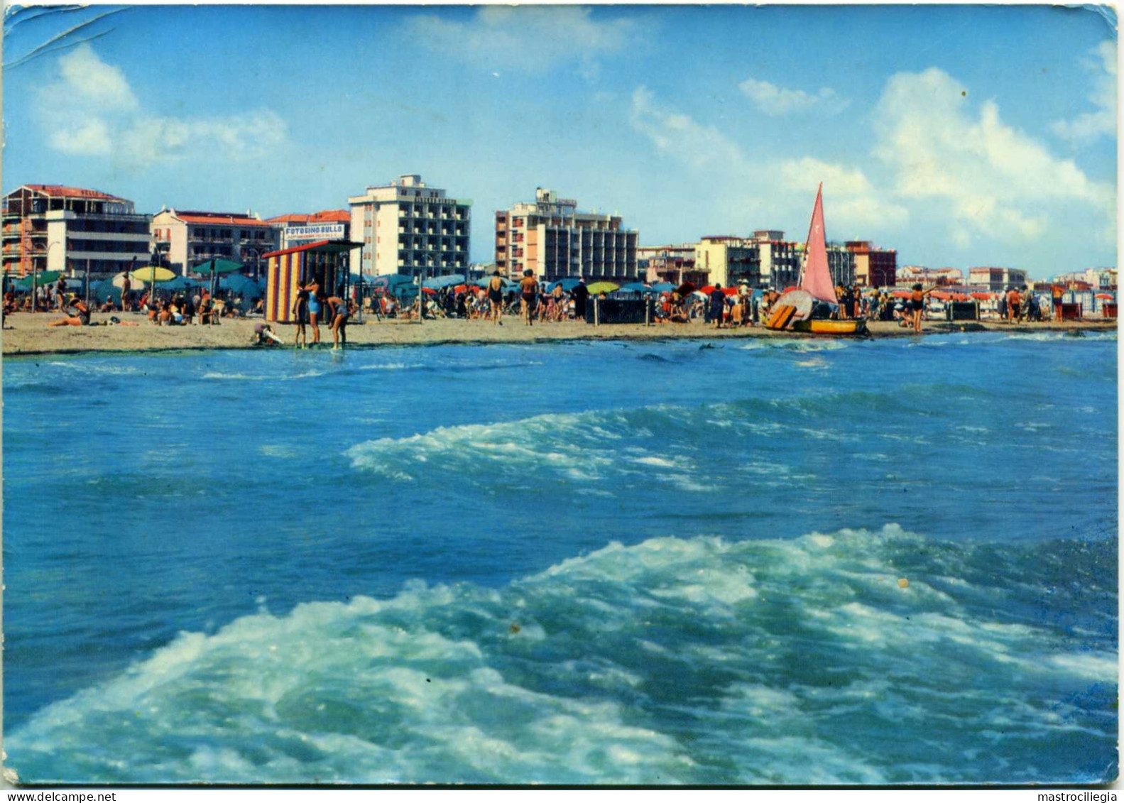 LIDO DI SOTTOMARINA  CHIOGGIA  VENEZIA  La Spiaggia Dal Mare  Foto Gino Bullo - Chioggia