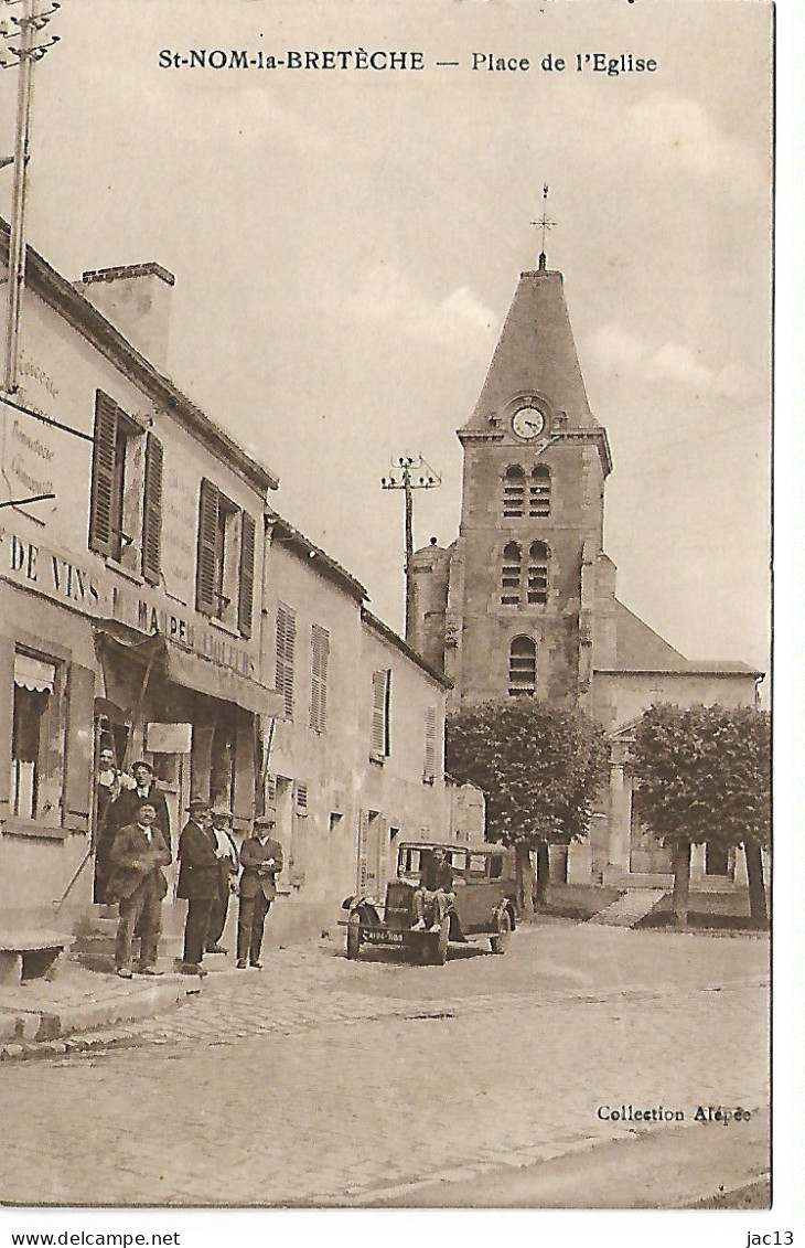 L200B813 - St-Nom-la-Bretèche - Place De L'Eglise - St. Nom La Breteche