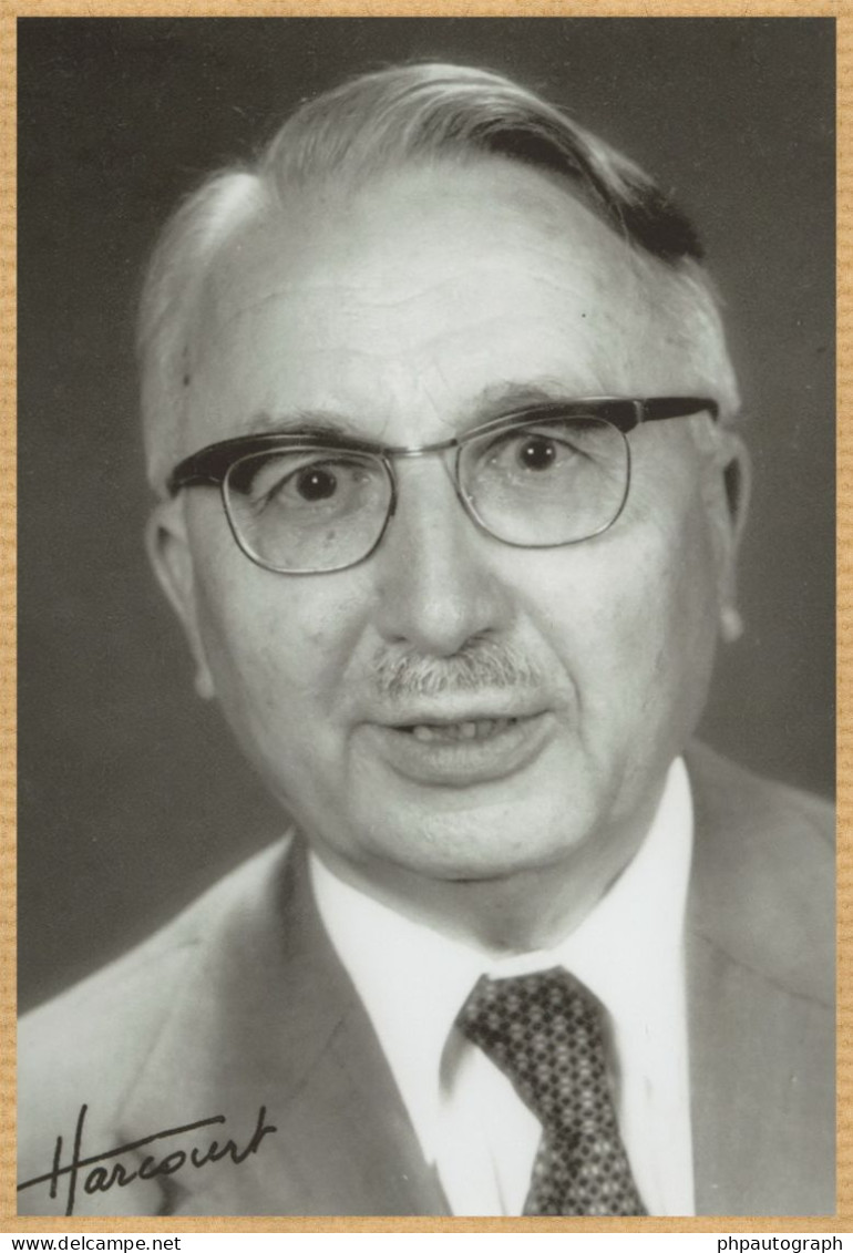 Henri Cartan (1904-2008) - French Mathematician - Rare Signed Card + Photo - 90s - Inventors & Scientists