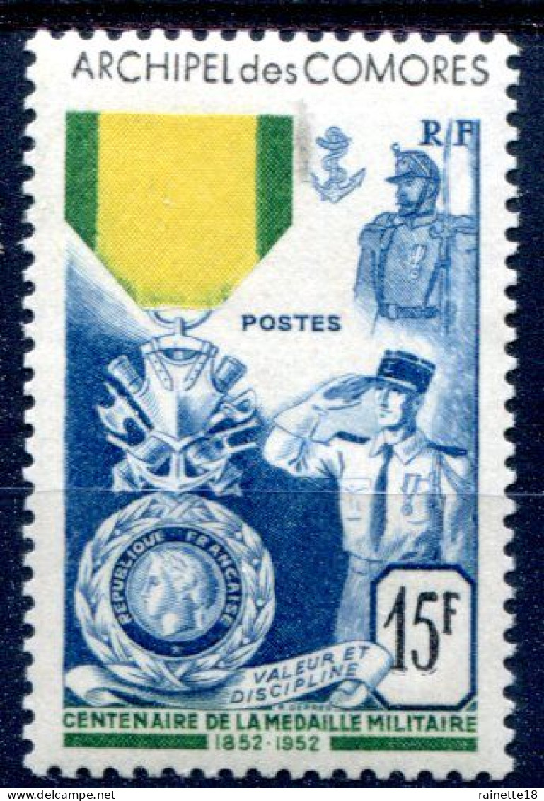 Archipel Des Comores    12 **  Centenaire De La Médaille Militaire - Ongebruikt