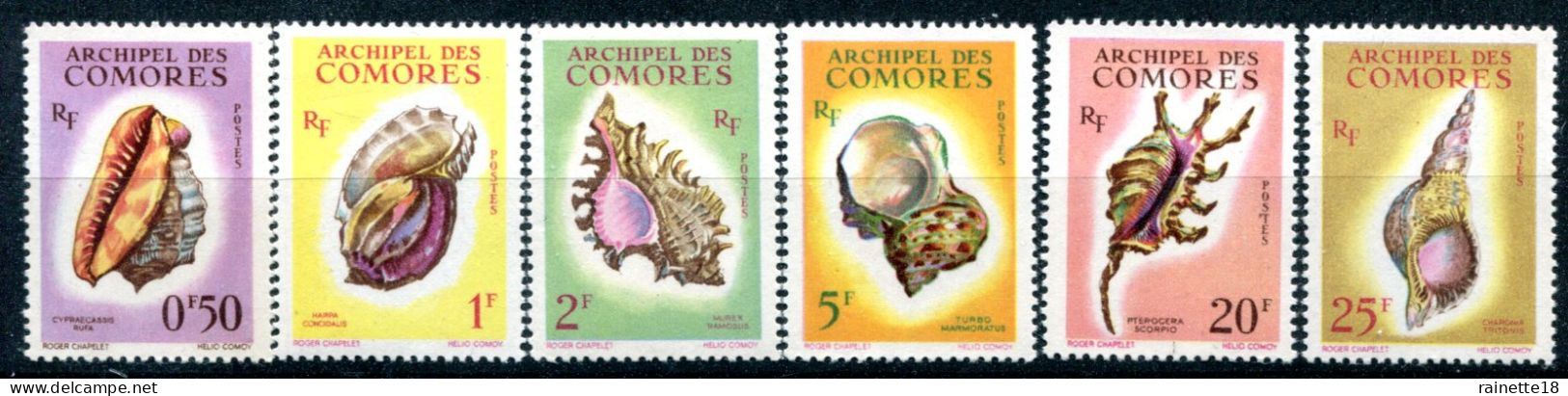 Archipel Des Comores       19/24  **    Coquillages - Unused Stamps