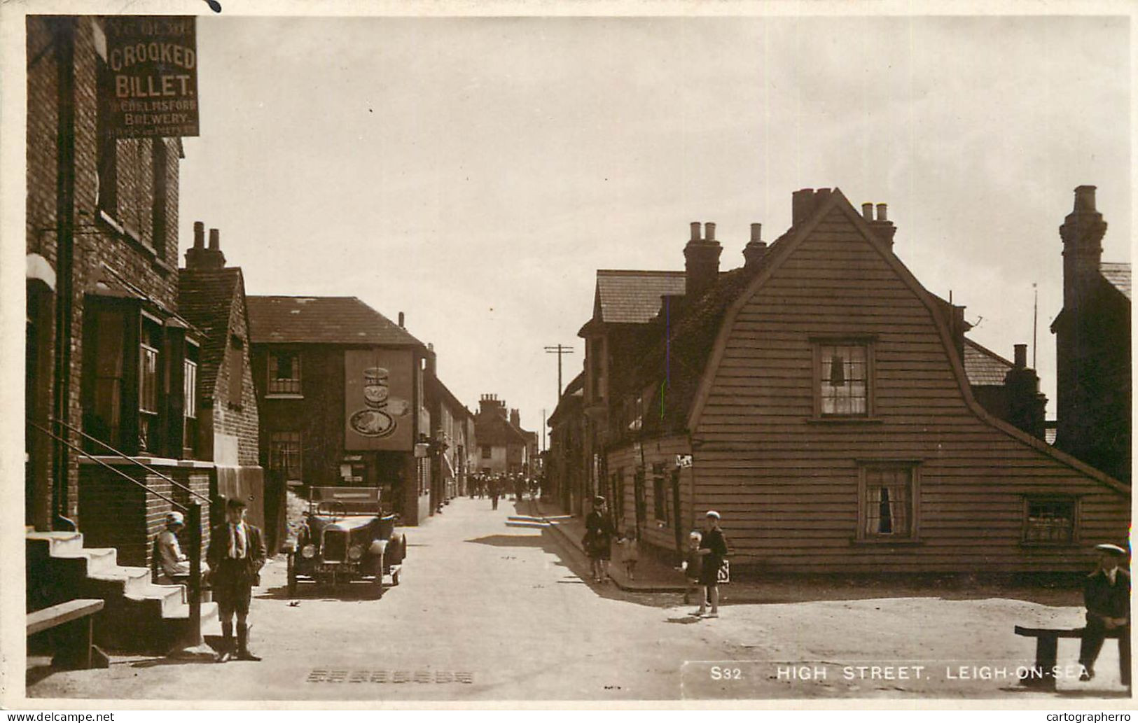 Essex LEIGH ON SEA High Street Crooked Billet Brewery - Southend, Westcliff & Leigh