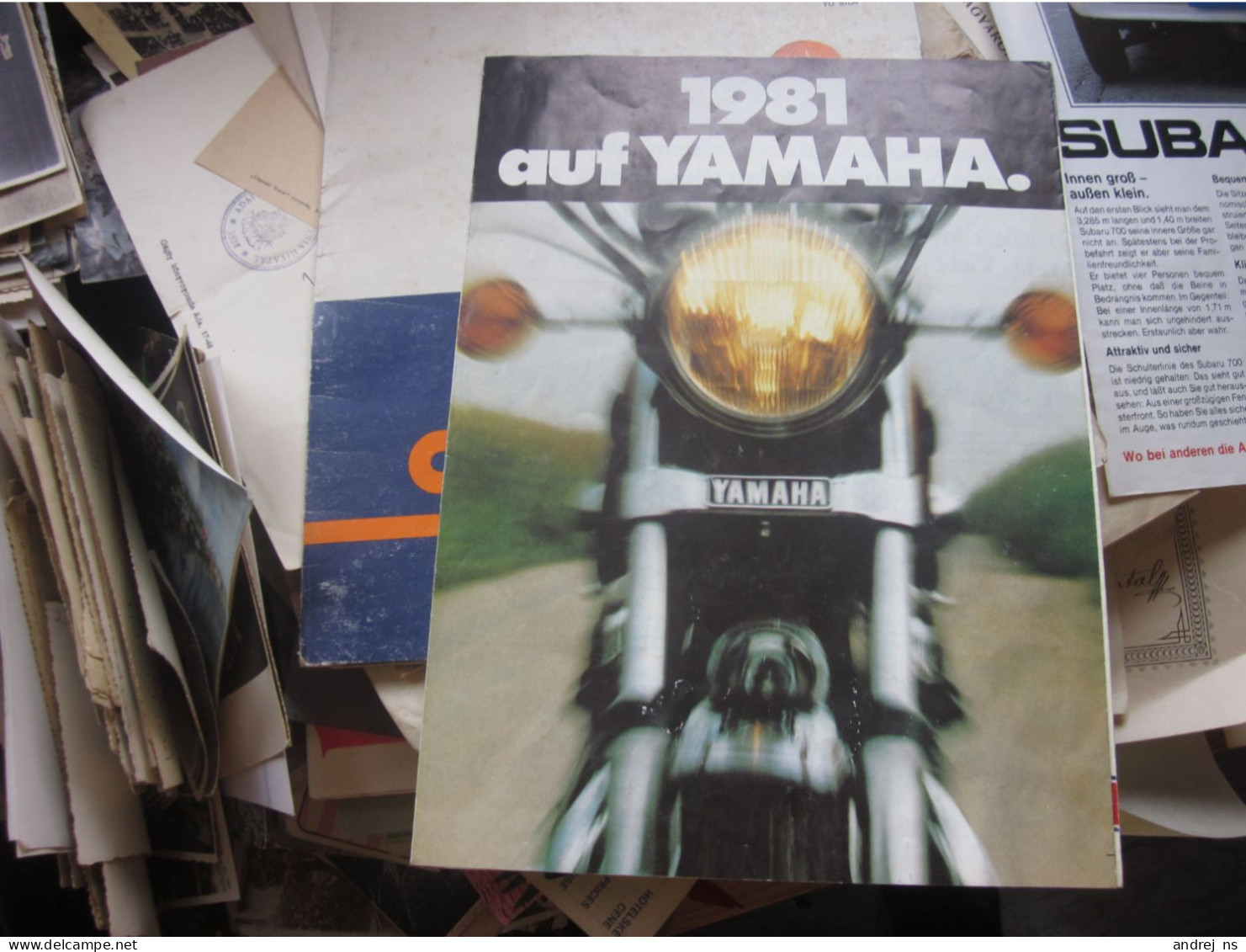 1981 Auf Yamaha - Moto