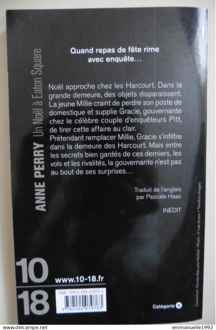 Livre La Marque De L'injustice D'Anne Perry 2022 Série Daniel Pitt Edition 10-18 Policier Polar Historique - 10/18 - Bekende Detectives