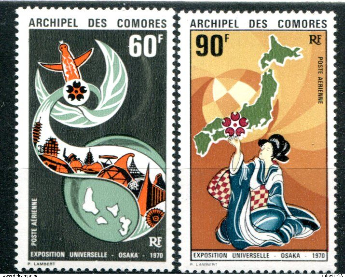 Archipel Des Comores          PA  30/31 **   Exposition Universelle D' Osaka - Poste Aérienne