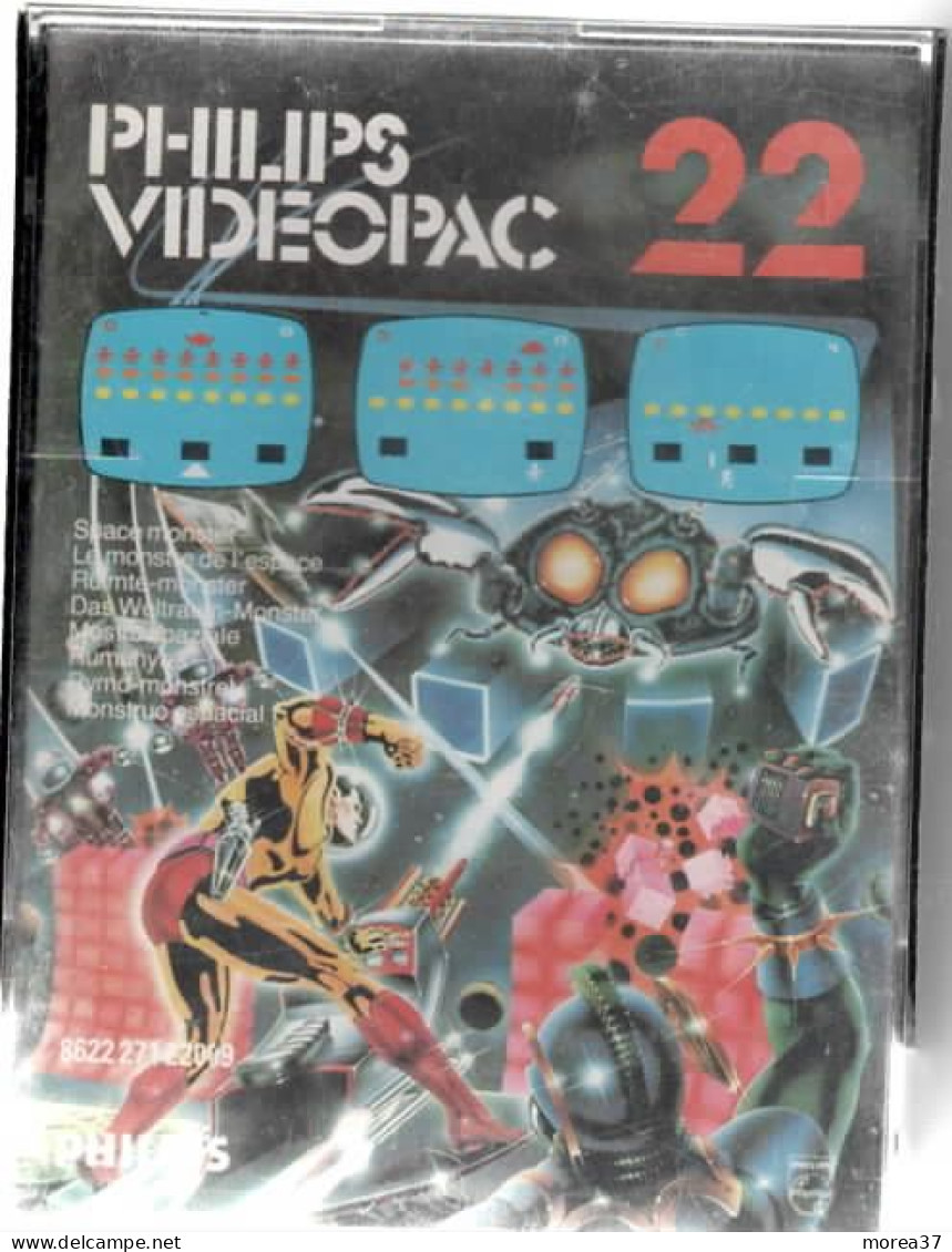 Jeu   VIDEOPAC   N°22  PHILIPS    (J1)  (Le Monstre De L'espace ) - Philips Videopac