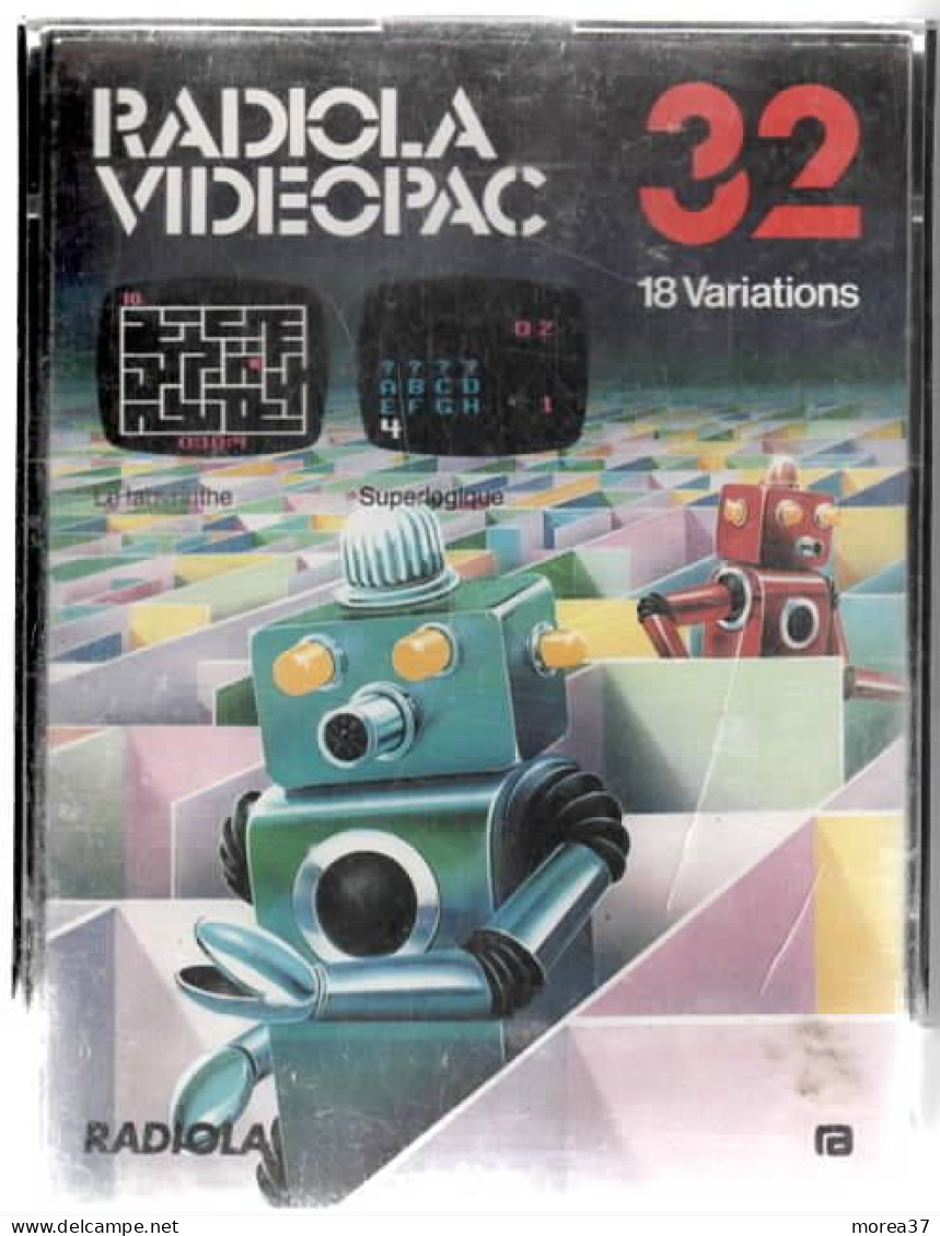Jeu   VIDEOPAC   N°32  RADIOLA    (J1)  (jeu De Labyrinthe ) - Philips Videopac