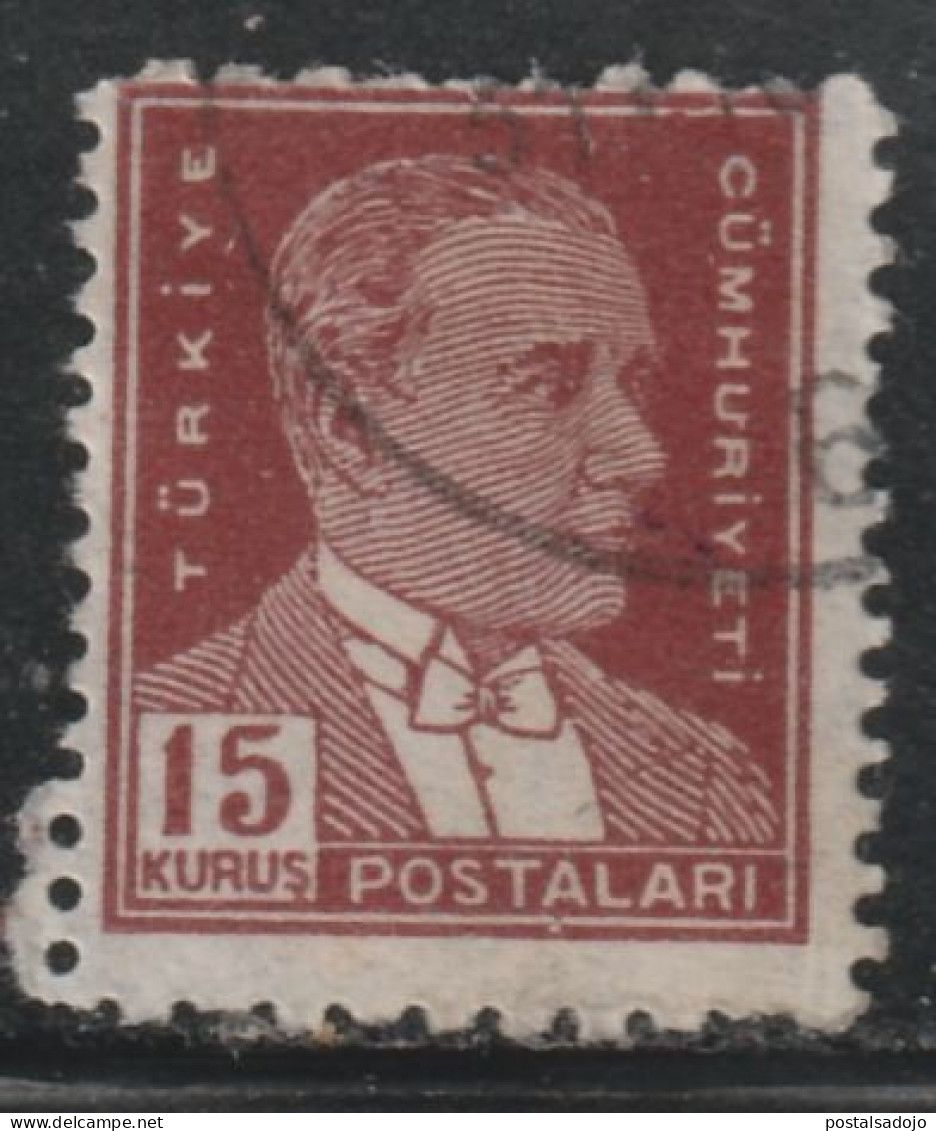 TURQUIE  869 // YVERT 1117 A  // 1950-51 - Oblitérés