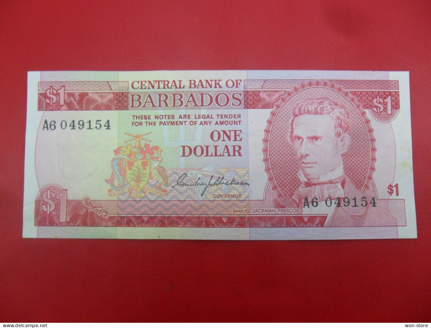 6883 - Barbados 1 Dollar 1973 - Barbados