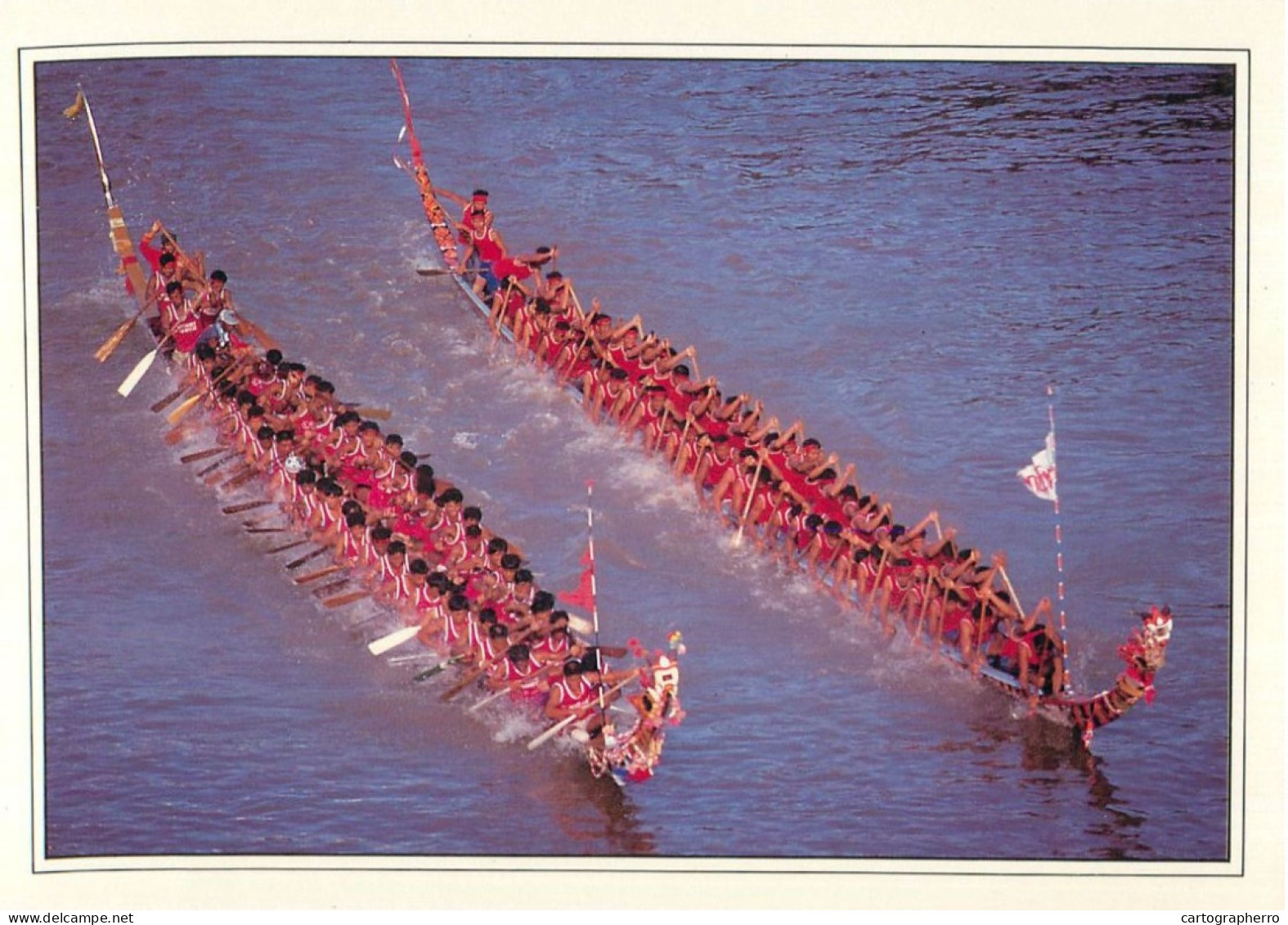 Thailand Dragon Head Boat Race Monson Season - Thaïlande