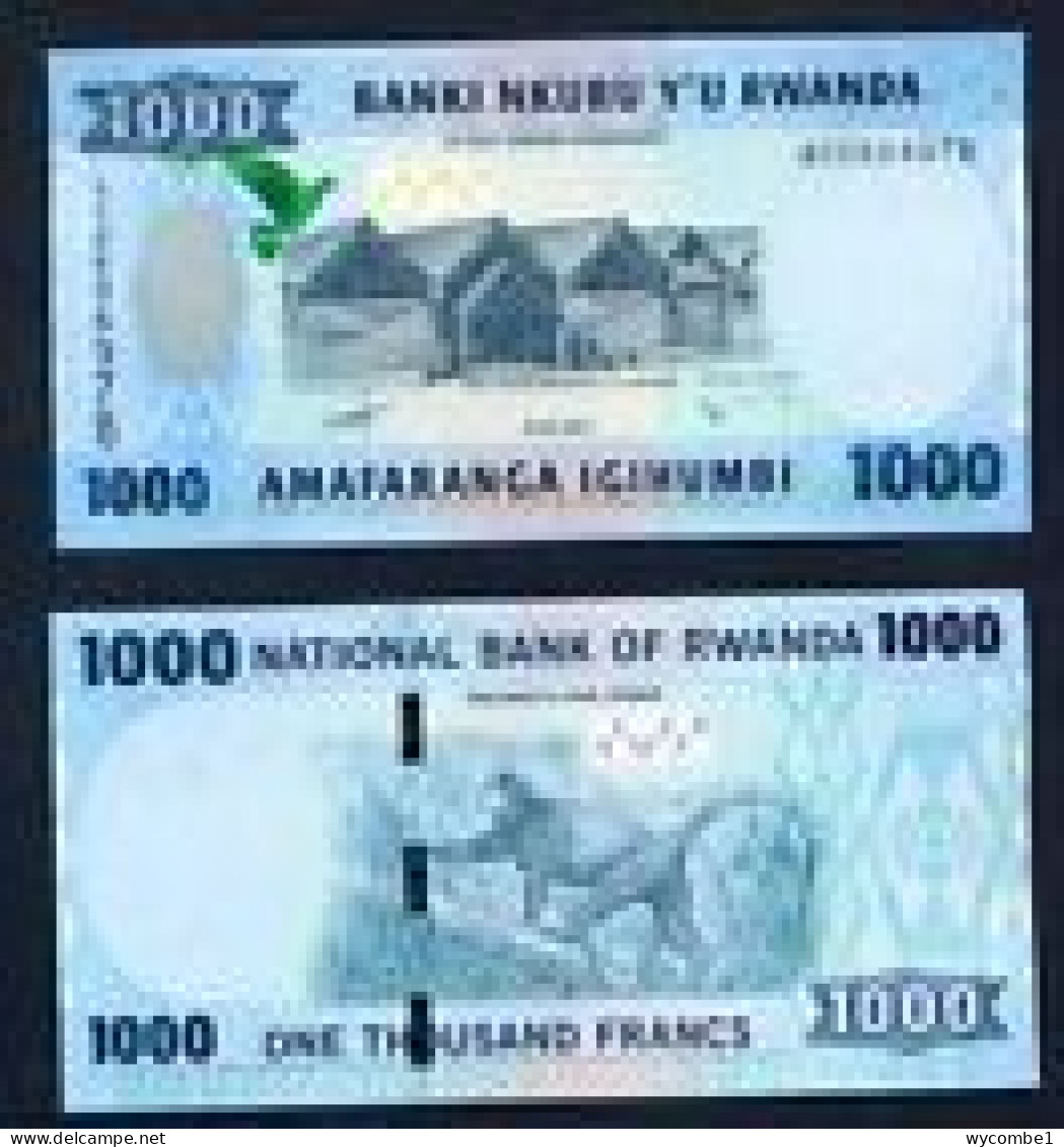 RWANDA - 2015 1000 Francs UNC - Ruanda