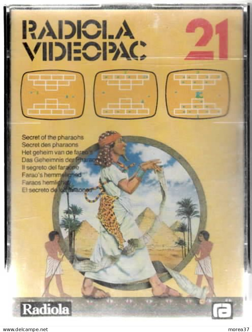 Jeu   VIDEOPAC   N°21  RADIOLA    (J1)  (SECRET DE PHARAONS ) - Philips Videopac