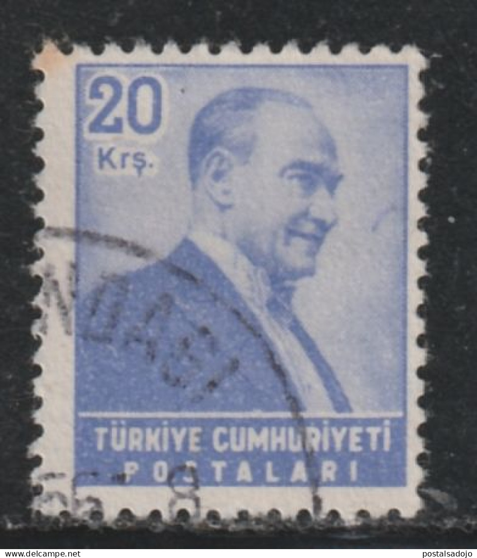 TURQUIE  882 // YVERT 1275  // 1955-56 - Oblitérés