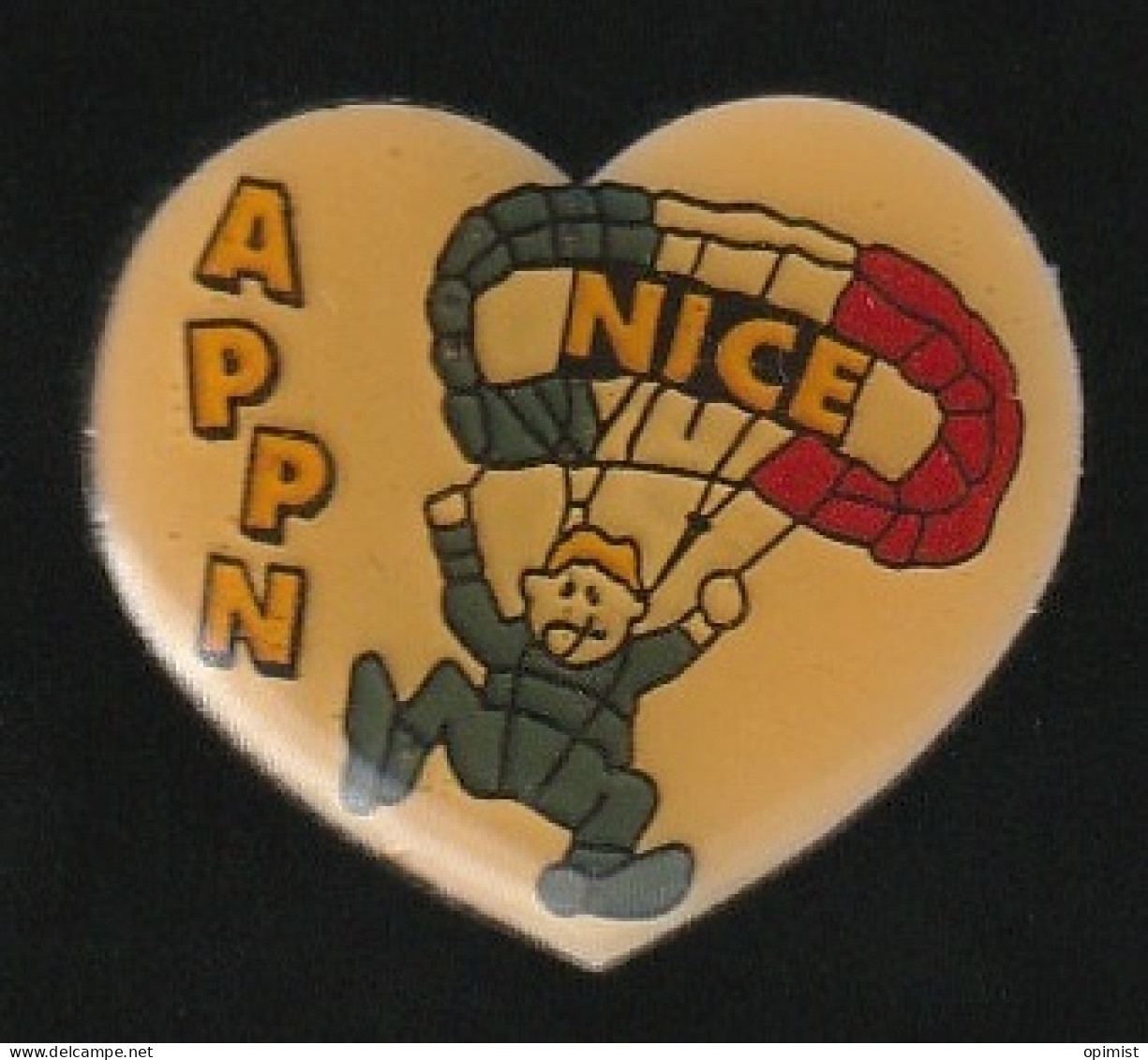 76917- Pin's -Association Parachutisme De La Police Nationale.Nice. - Parachutespringen