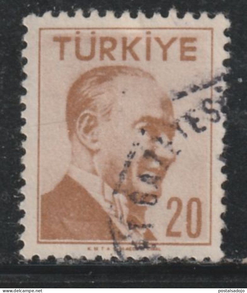 TURQUIE  886 // YVERT 1306  // 1956 - Used Stamps
