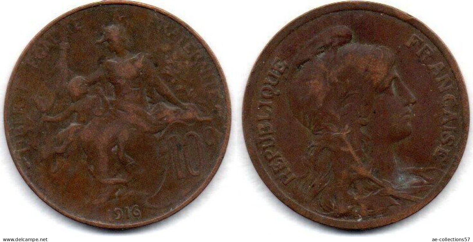 MA 26782  /  10 Centimes 1916 TB+ - 10 Centimes