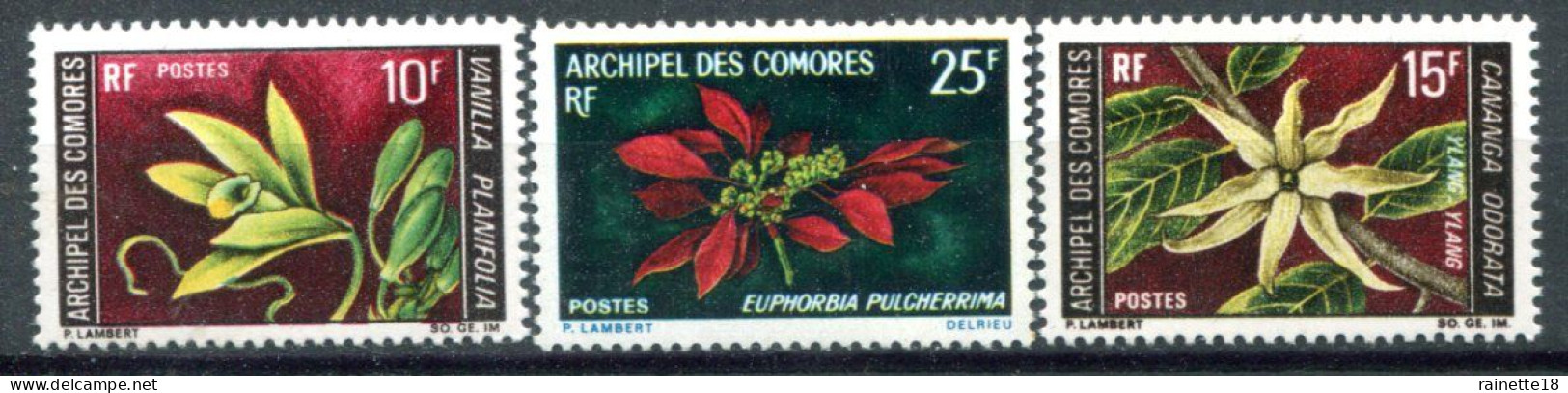 Archipel Des Comores       53/54 ** Et 56 **    Fleurs - Neufs