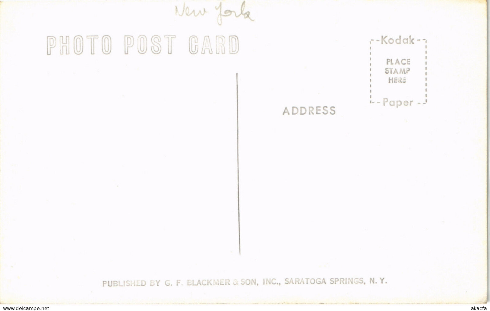 PC US, NY, SARA. SPGS. SKIDMORE COLLEGE, Vintage REAL PHOTO Postcard (b49525) - Saratoga Springs