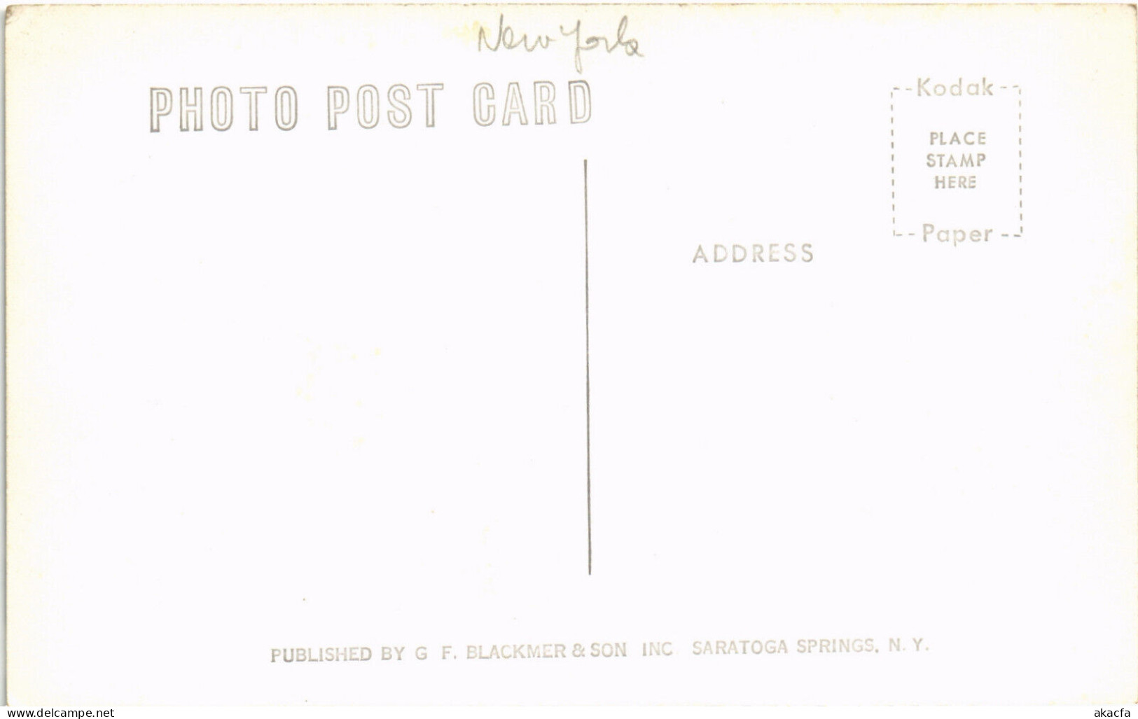 PC US, NY, SARATOGA SPRINGS, SKIDMORE COL, Vintage REAL PHOTO Postcard (b49537) - Saratoga Springs