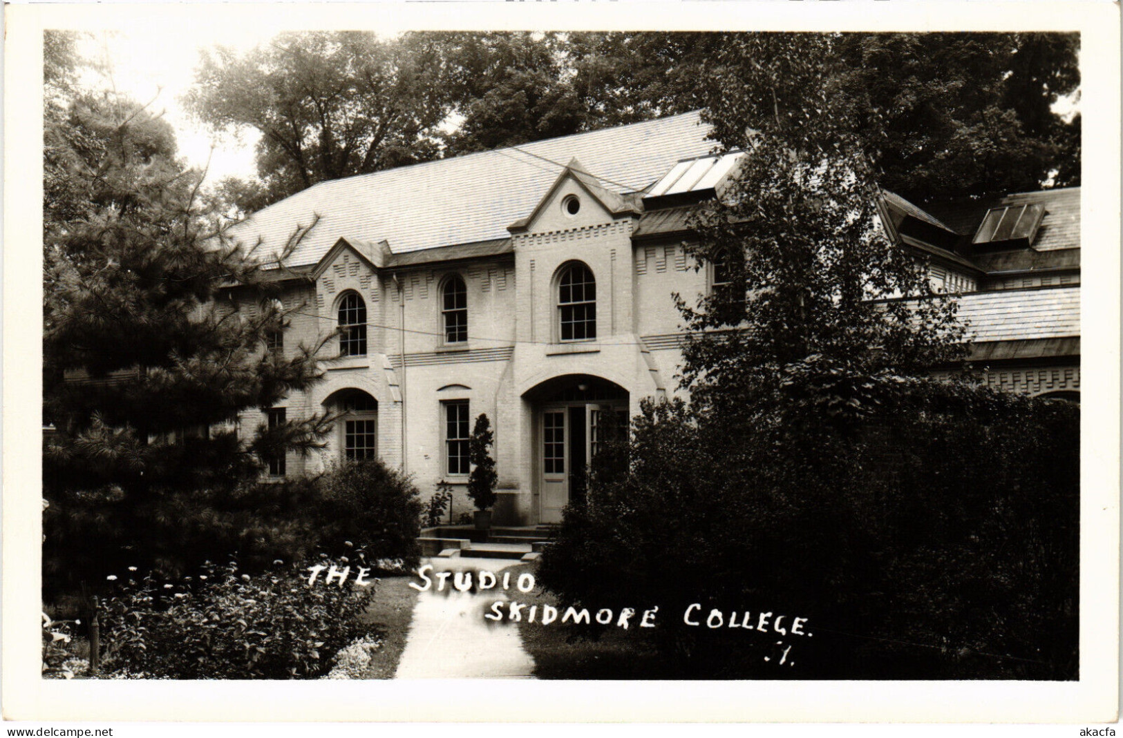 PC US, NY, SARATOGA SPRINGS, SKIDMORE COL, Vintage REAL PHOTO Postcard (b49541) - Saratoga Springs