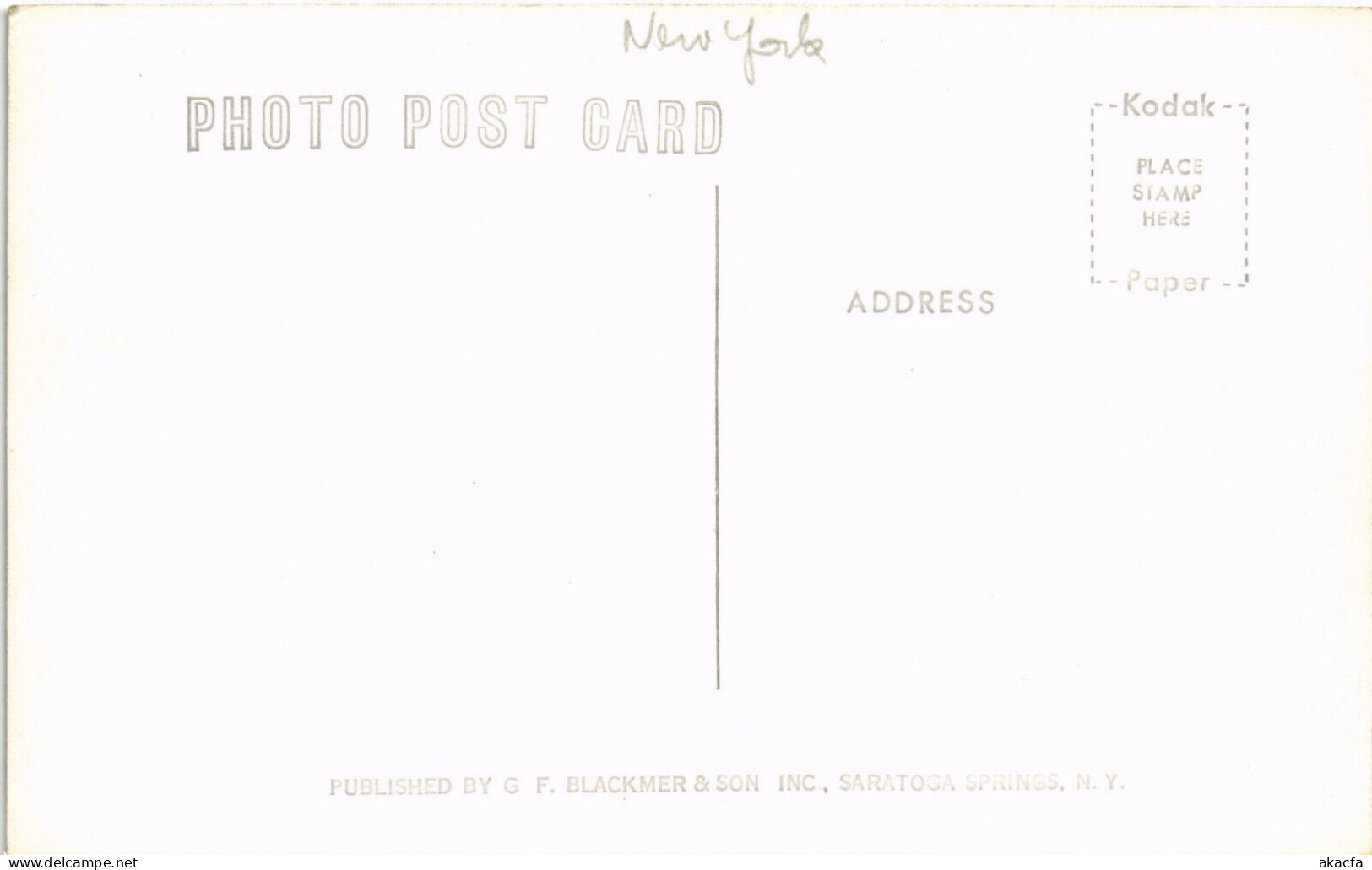 PC US, NY, SARATOGA SPRINGS, SKIDMORE COL, Vintage REAL PHOTO Postcard (b49540) - Saratoga Springs