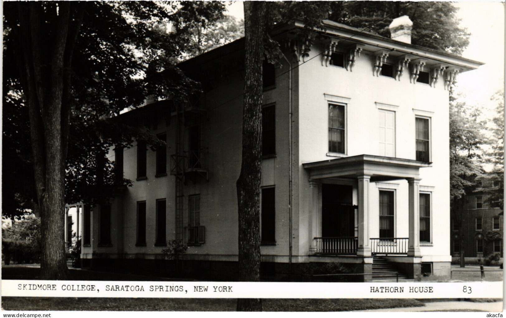 PC US, NY, SARATOGA SPRINGS, SKIDMORE COL, Vintage REAL PHOTO Postcard (b49543) - Saratoga Springs