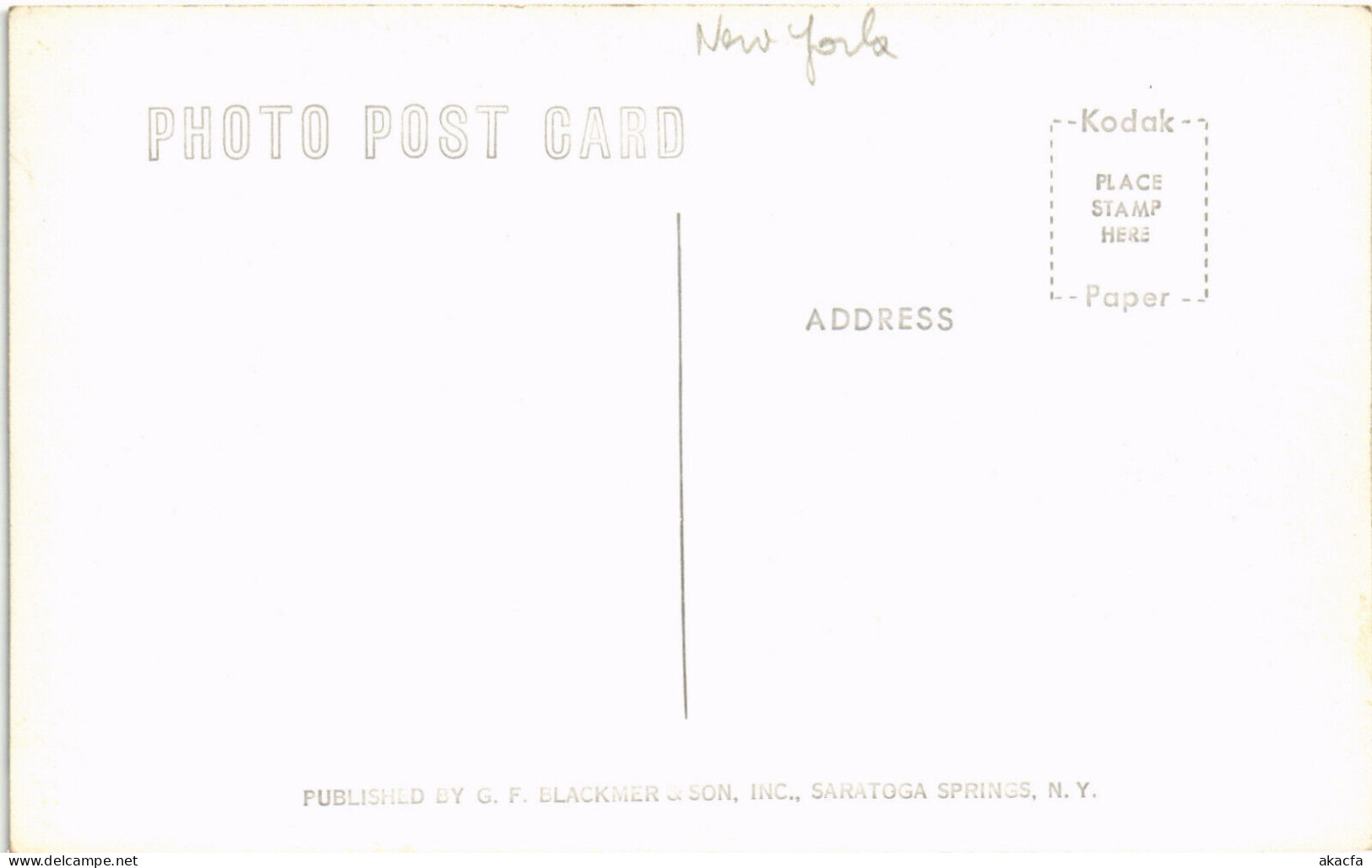PC US, NY, SARATOGA SPRINGS, SKIDMORE COL, Vintage REAL PHOTO Postcard (b49542) - Saratoga Springs