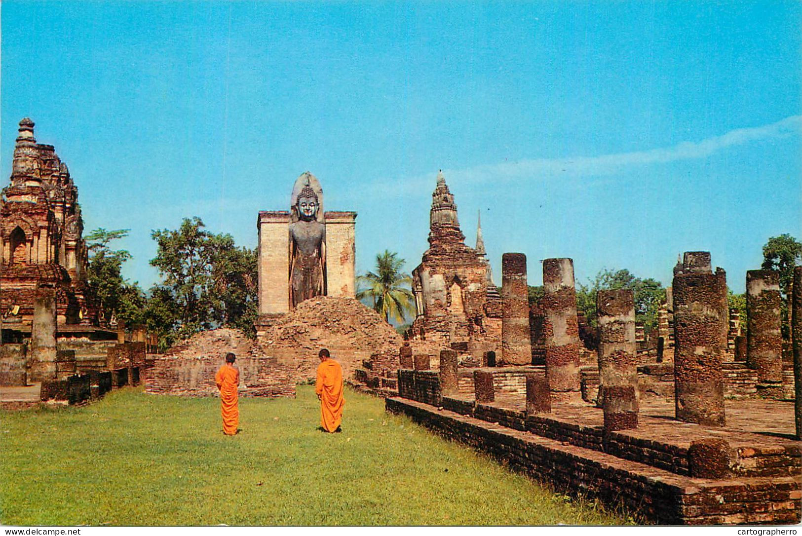 Thailand Wat Mahathat Sukothai Ancient Remains - Thaïlande