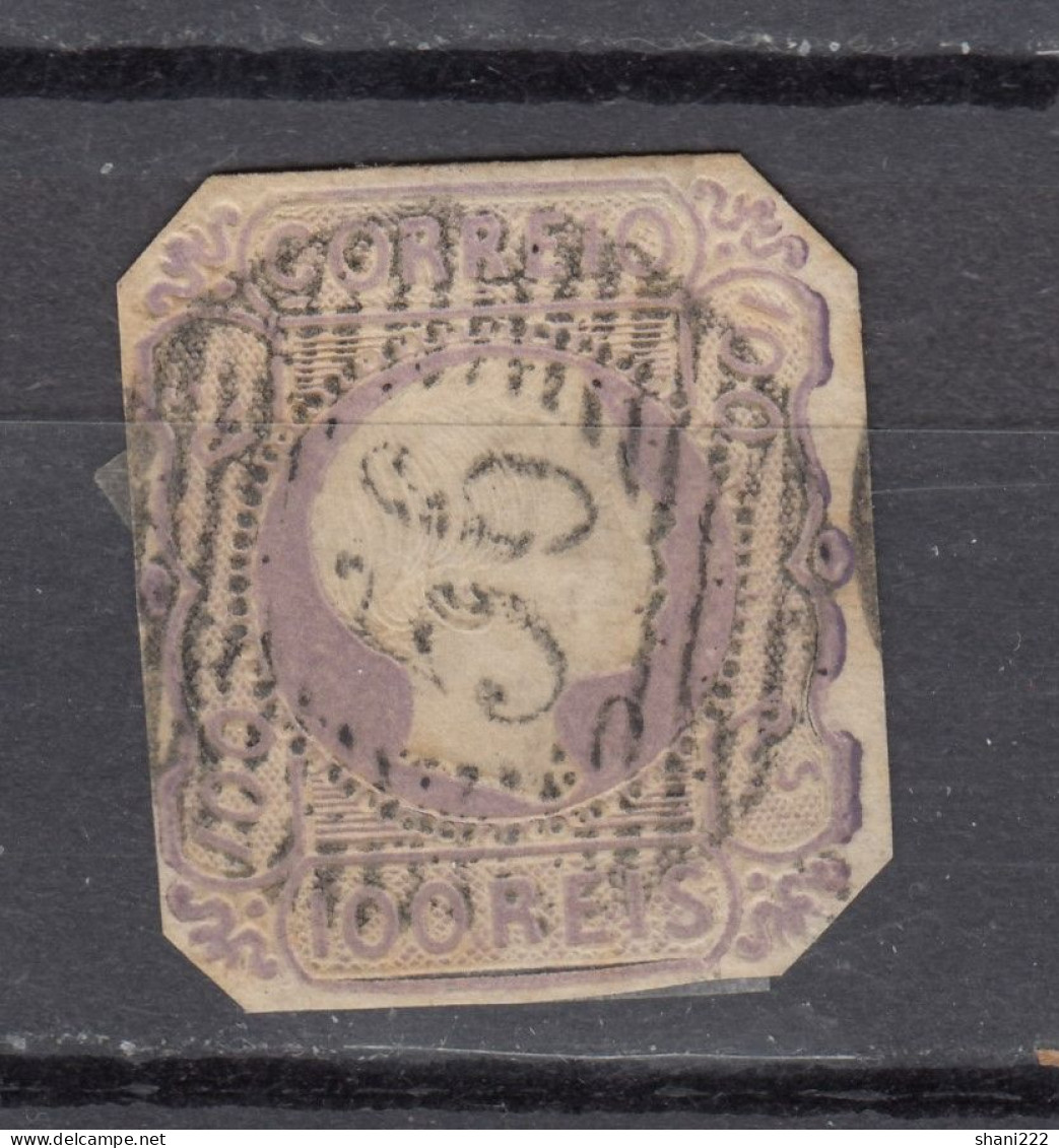 Portugal 1855 Pedro V, 100 R - (11-260) - Used Stamps