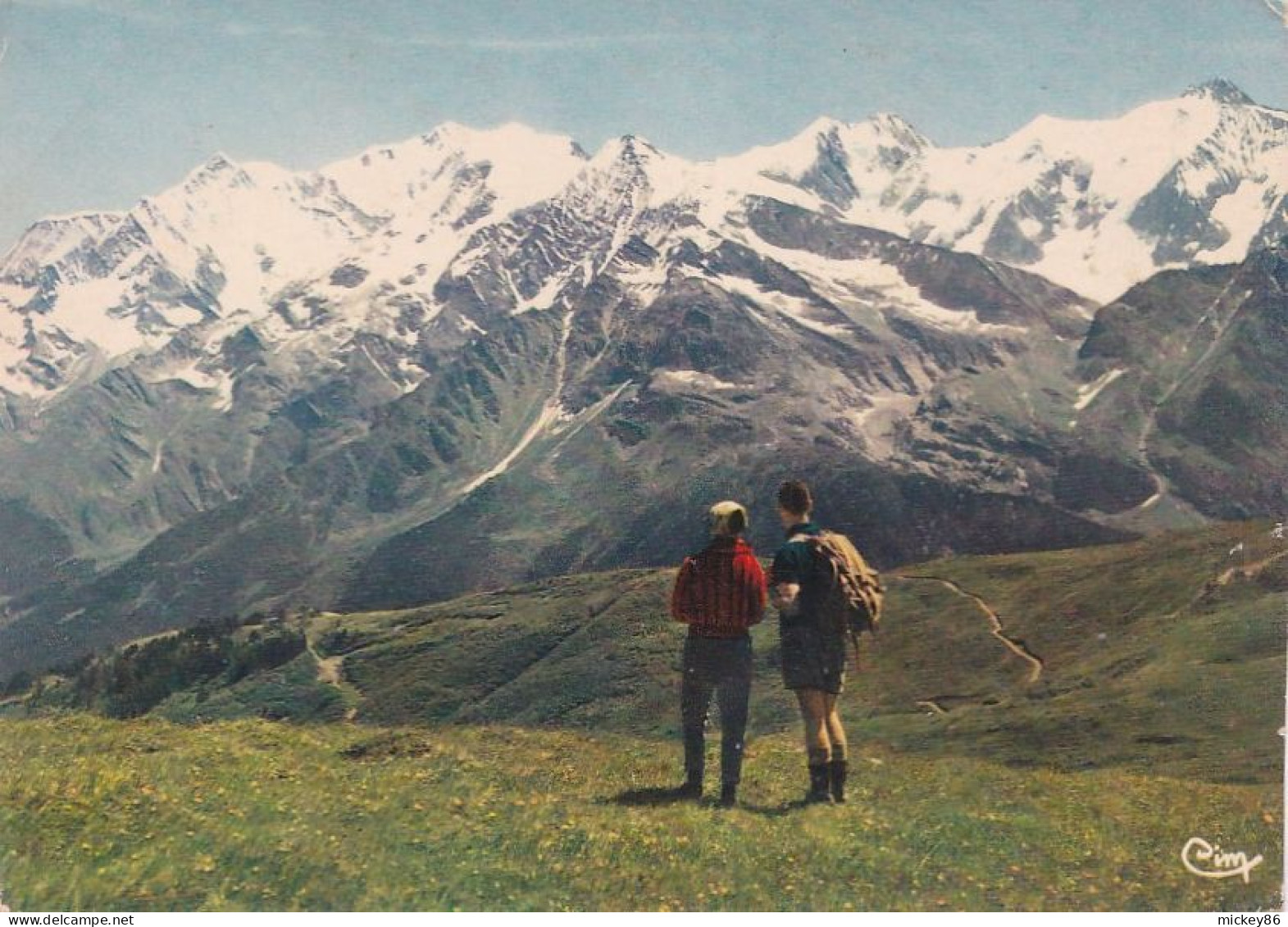 Randonnée --- Contemplation Des Hauts Sommets Des Alpes Françaises  (animée) - Sonstige & Ohne Zuordnung