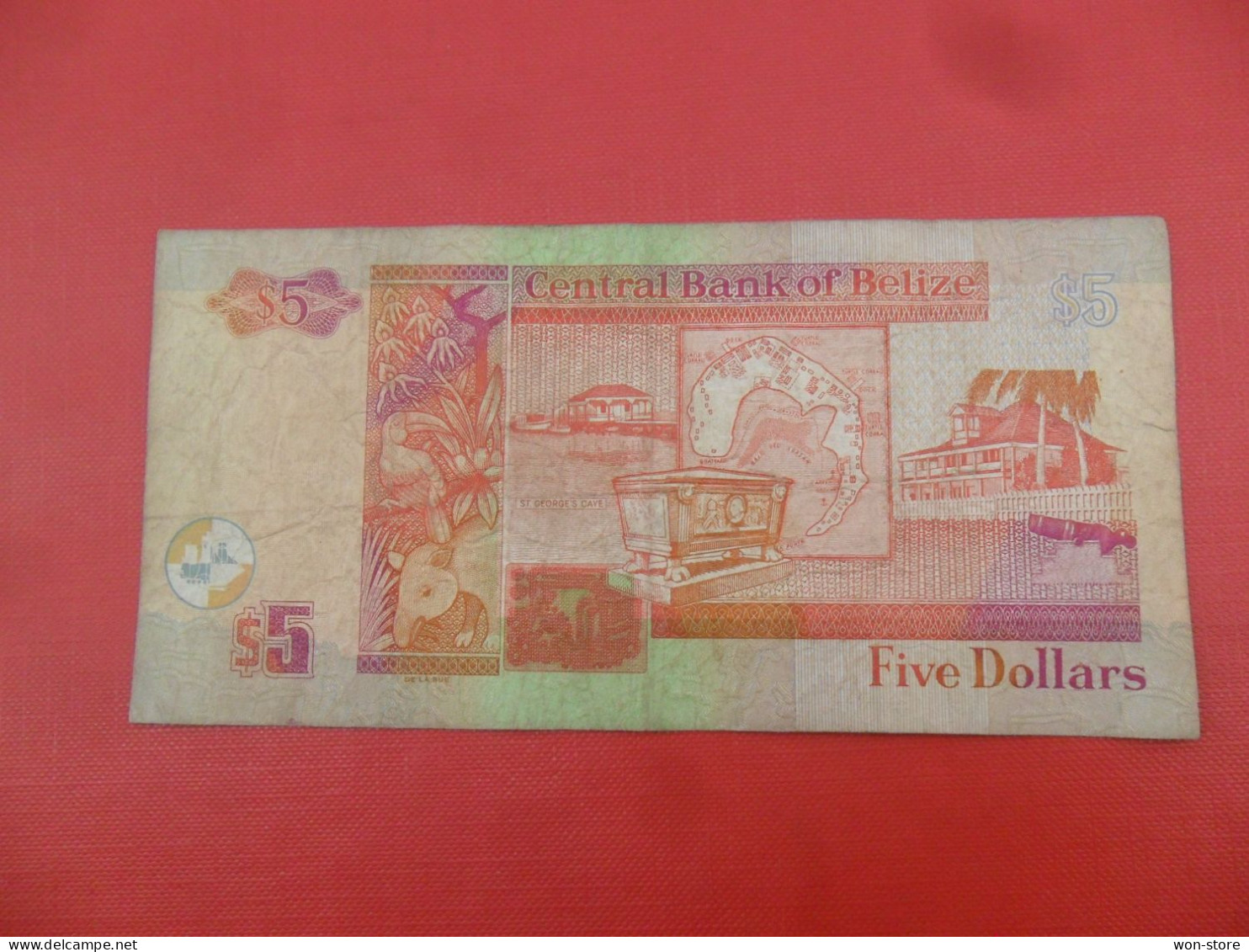 8850 - Belize 5 Dollars 1999 - Belize