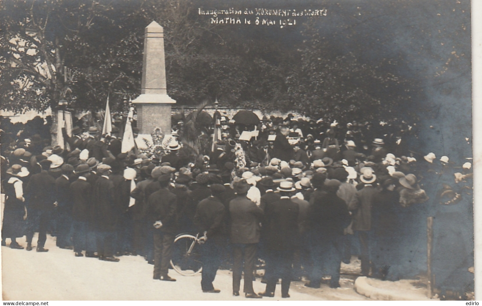 *** 17  ***  MATHA  Photo Carte Inauguration Du Monument Aux Morts  Neuve /unused TTBE - Matha