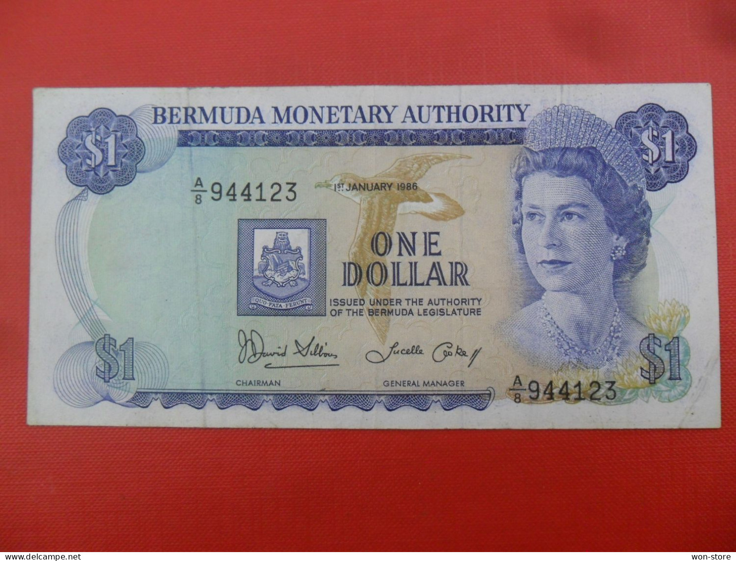 7773 - Bermuda 1 Dollar 1986 - Bermuda