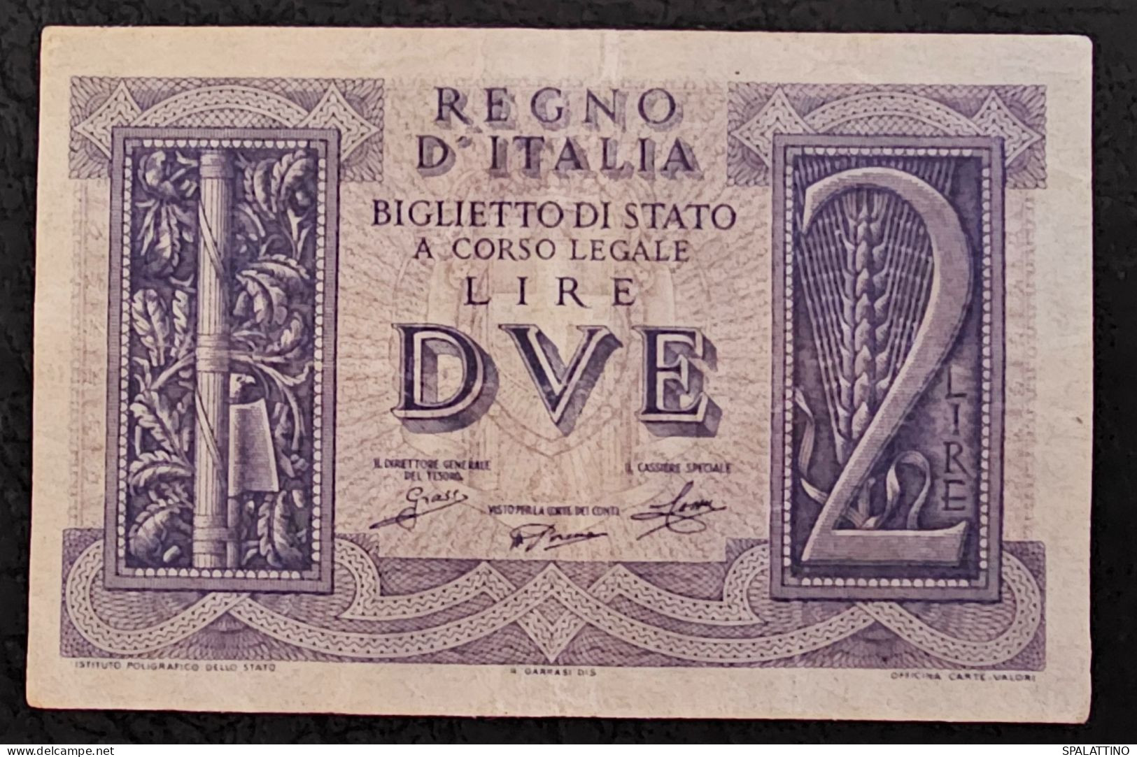 ITALY- 2 LIRE 1939. - Italië – 2 Lire