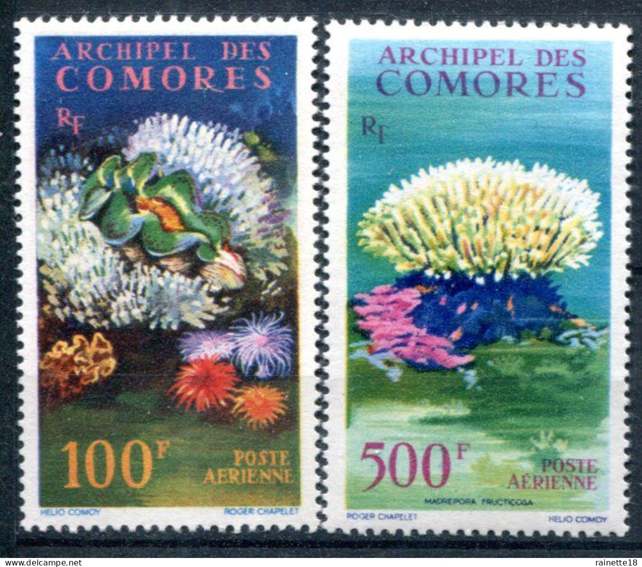 Archipel Des Comores       PA  5/6 ** Faune Et Flore Marine - Luchtpost