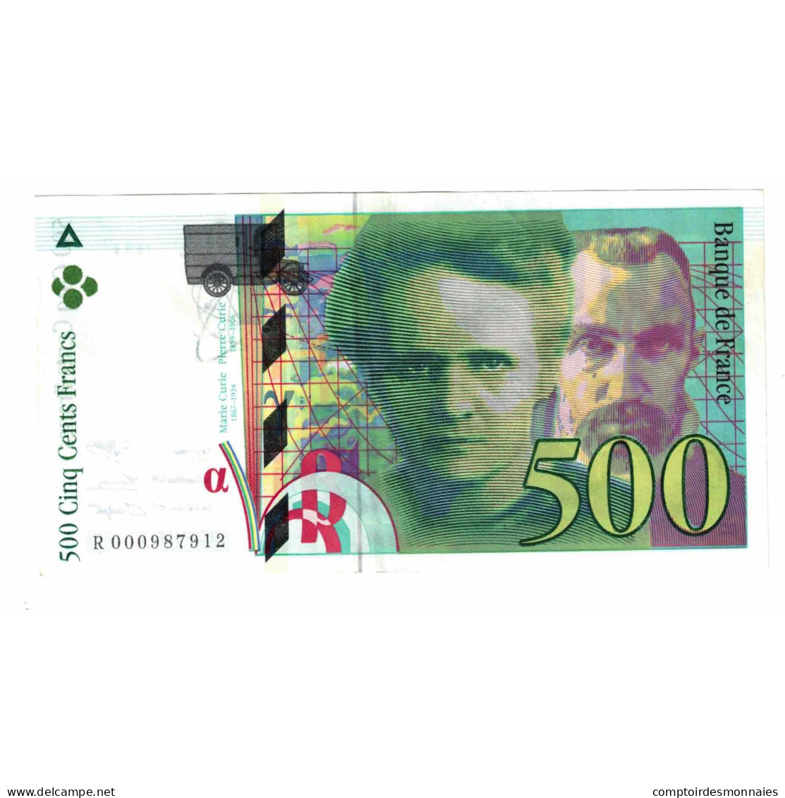 France, 500 Francs, Pierre Et Marie Curie, 1994, R.000, SUP, Fayette:76.1 - 500 F 1994-2000 ''Pierre En Marie Curie''