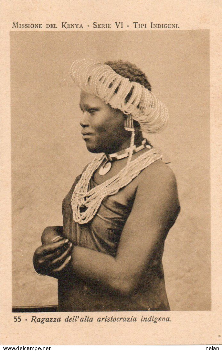 KENYA - RAGAZZA DELL ALTA ARISTOCRAZIA INDIGENA - Kenya