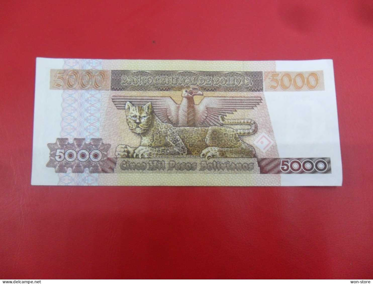 7489 - Bolivia 5,000 Pesos Bolivianos 1984 - Bolivien