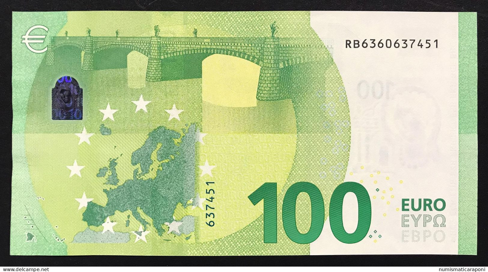 100 € Germania Germany Mario Draghi RB R009F5 A.unc Cod €.039 Solo Bonifico Only Bank Transfert To Pay - 100 Euro