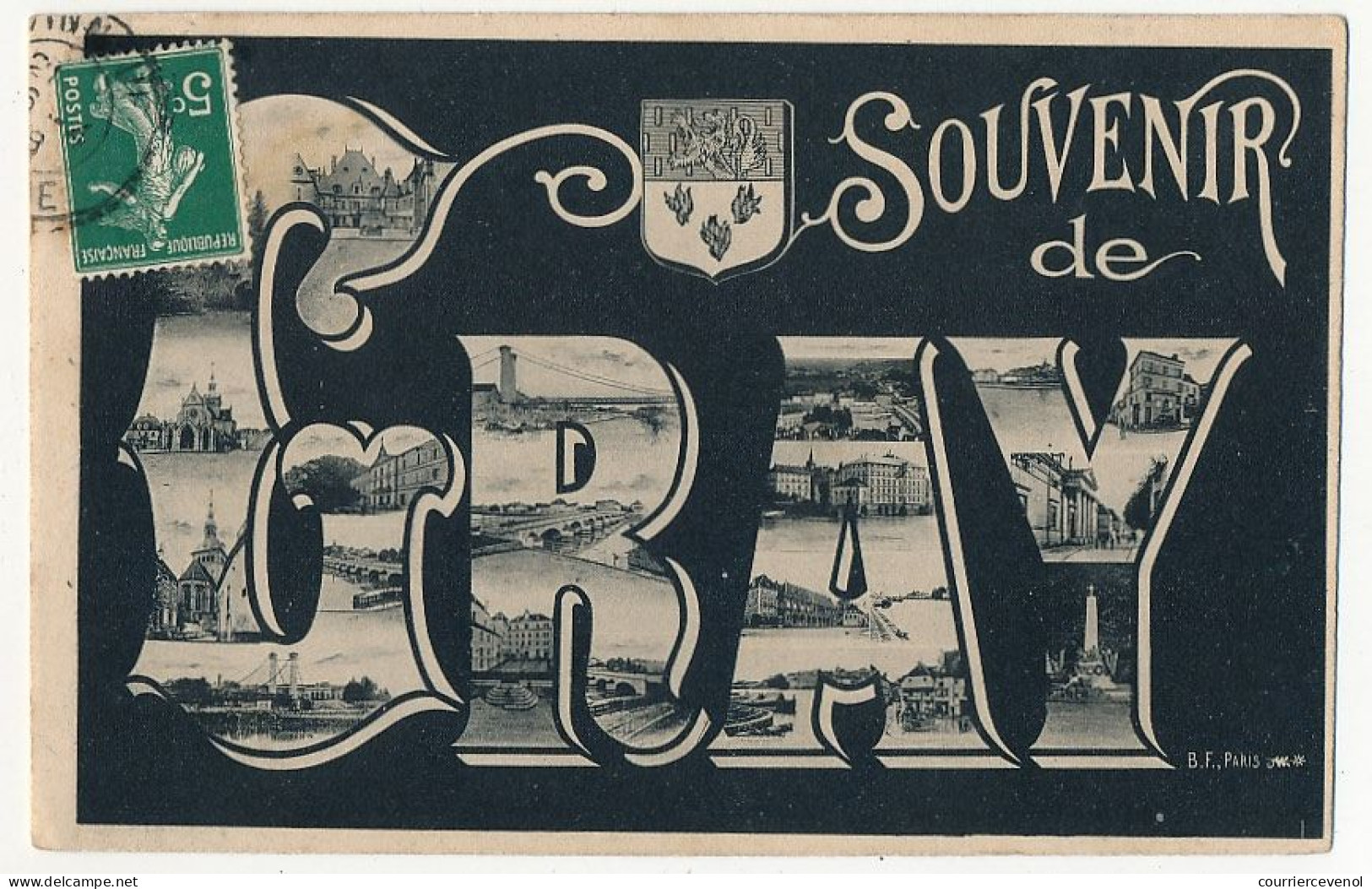 CPA - GRAY (Haute-Saône) - Souvenir De Gray - Gray