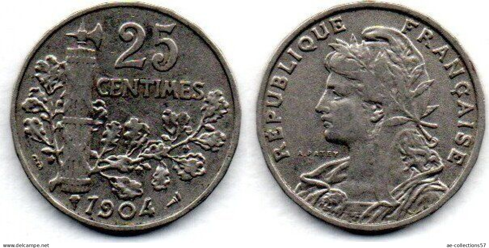 MA 27104  /  25 Centimes 1904 TB+ - 25 Centimes