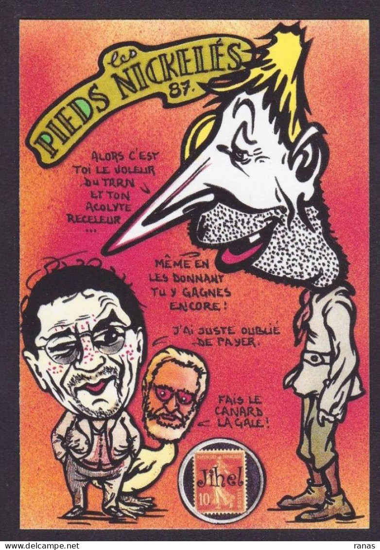 CPM Les Pieds Nickelés 30 Ex. Numérotés Signés JIHEL Dentist Dent ALBI Lavaur FIAC Souyri - Comics