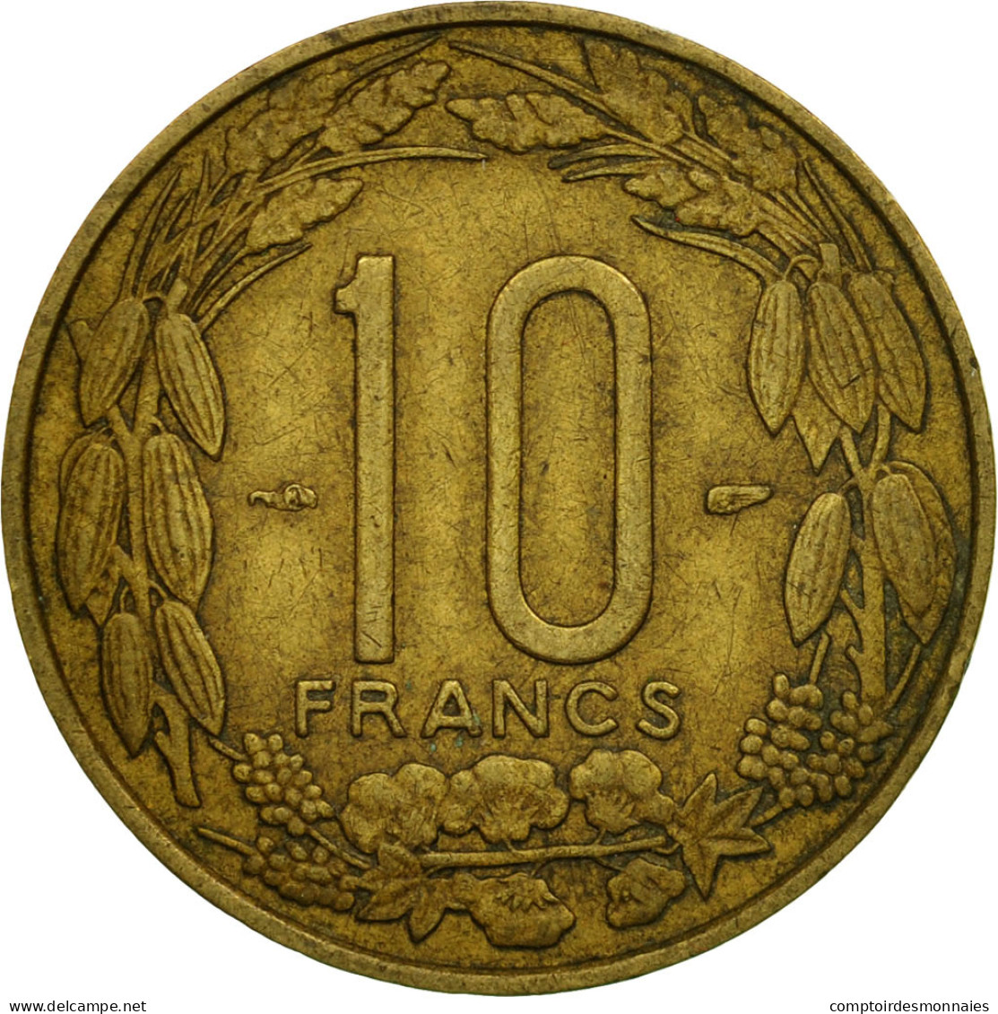 Monnaie, Cameroun, 10 Francs, 1958, TTB, Aluminum-Bronze, KM:11 - Cameroun