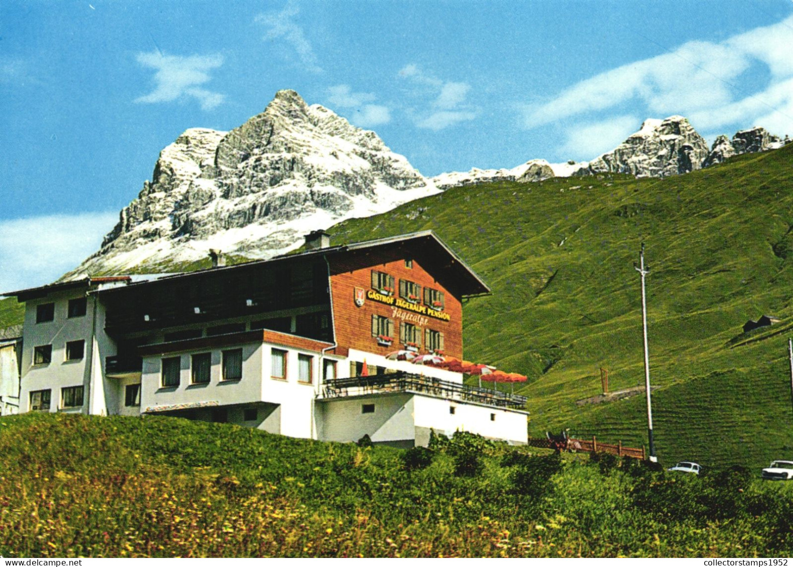 AUSTRIA, VORARLBERG, WARTH, PENSION JAGERALPE, ARLBERG, MOUNTAIN - Warth