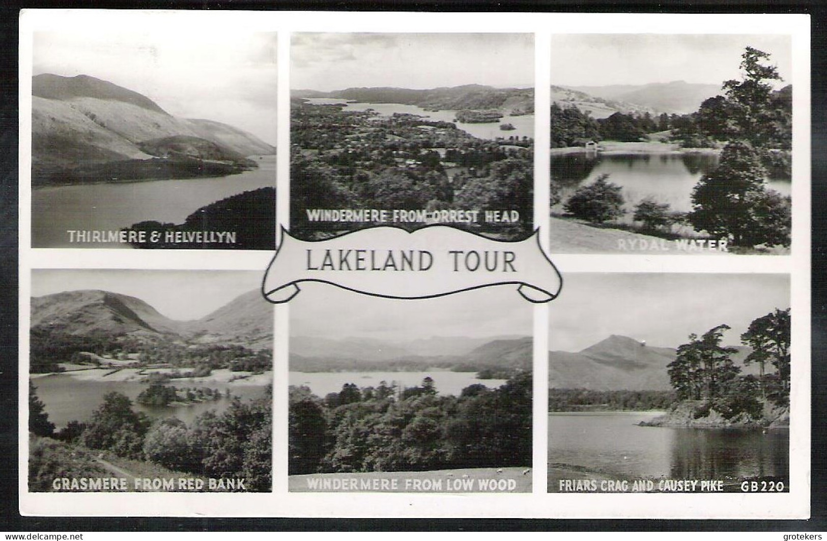 LAKELAND TOUR From WINDERMERE 1953 - Windermere