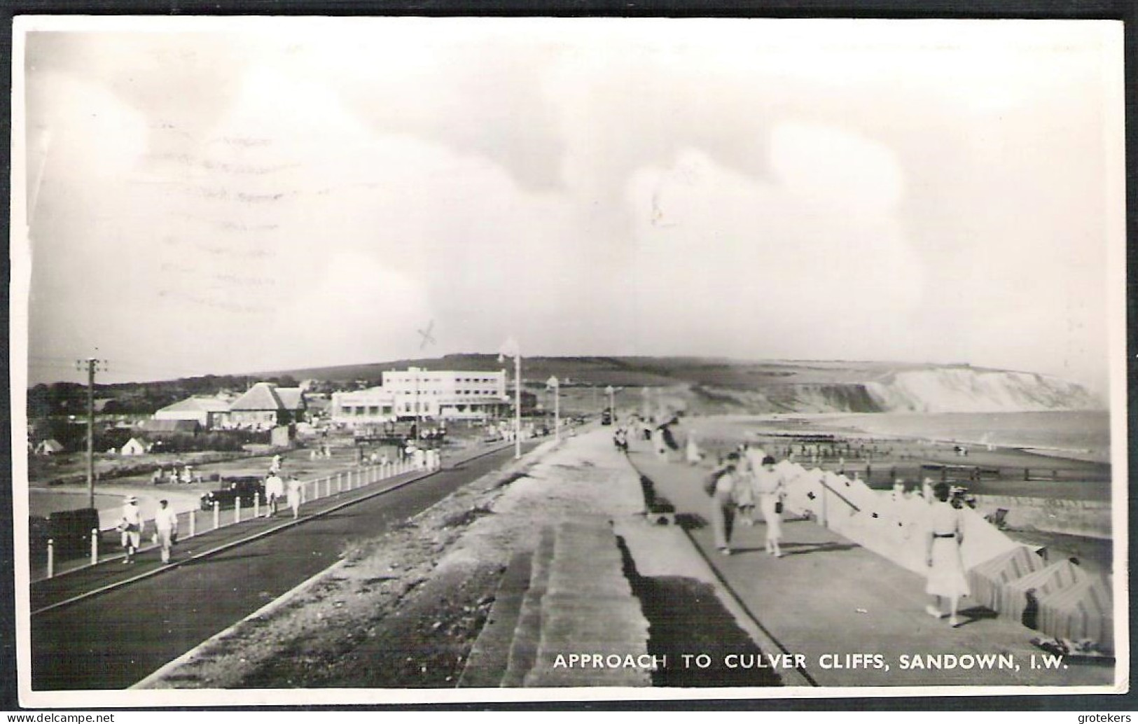 SANDOWN Approach To Culver Cliffs 1946 - Sandown