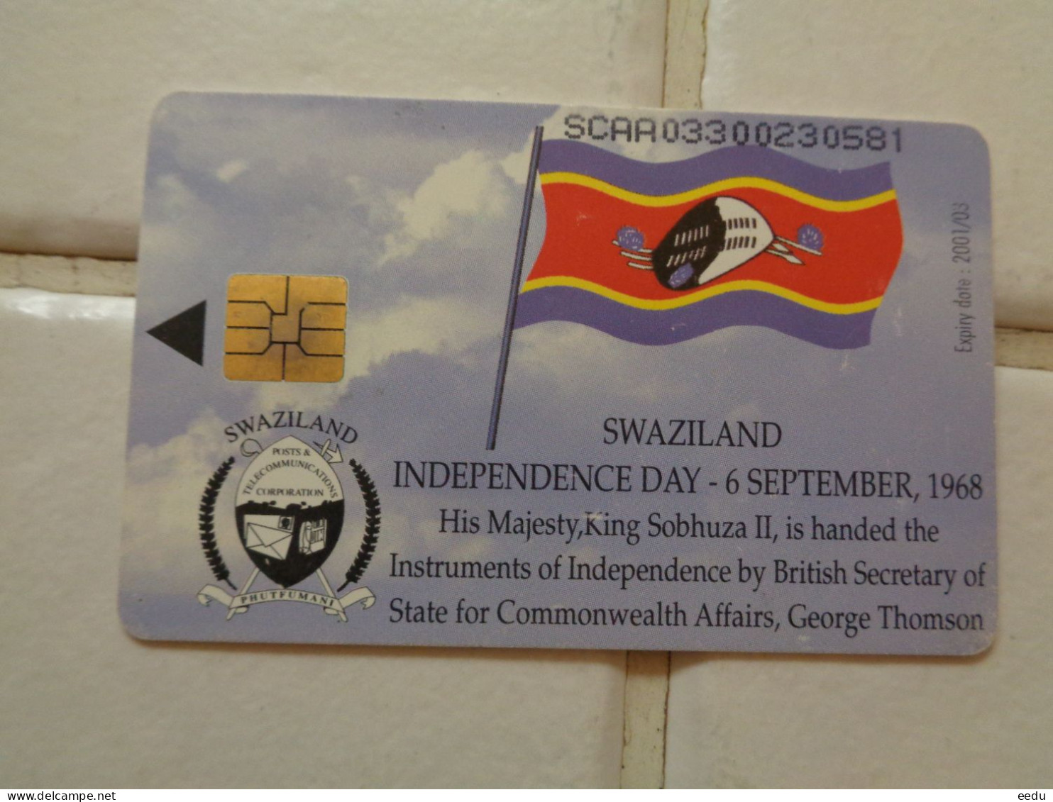 Swaziland Phonecard - Swaziland